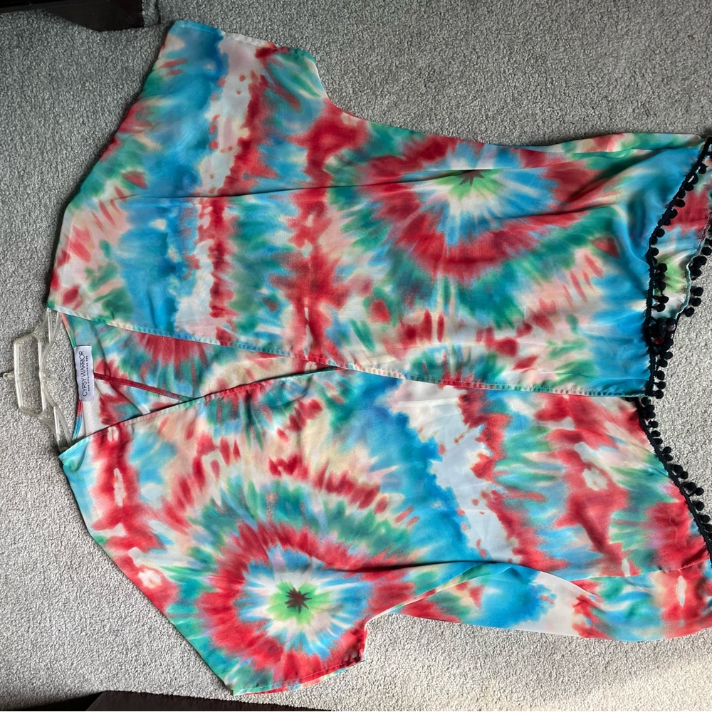 Gypsy Warrior Tie-Dye Kimono - Picture 3 of 6